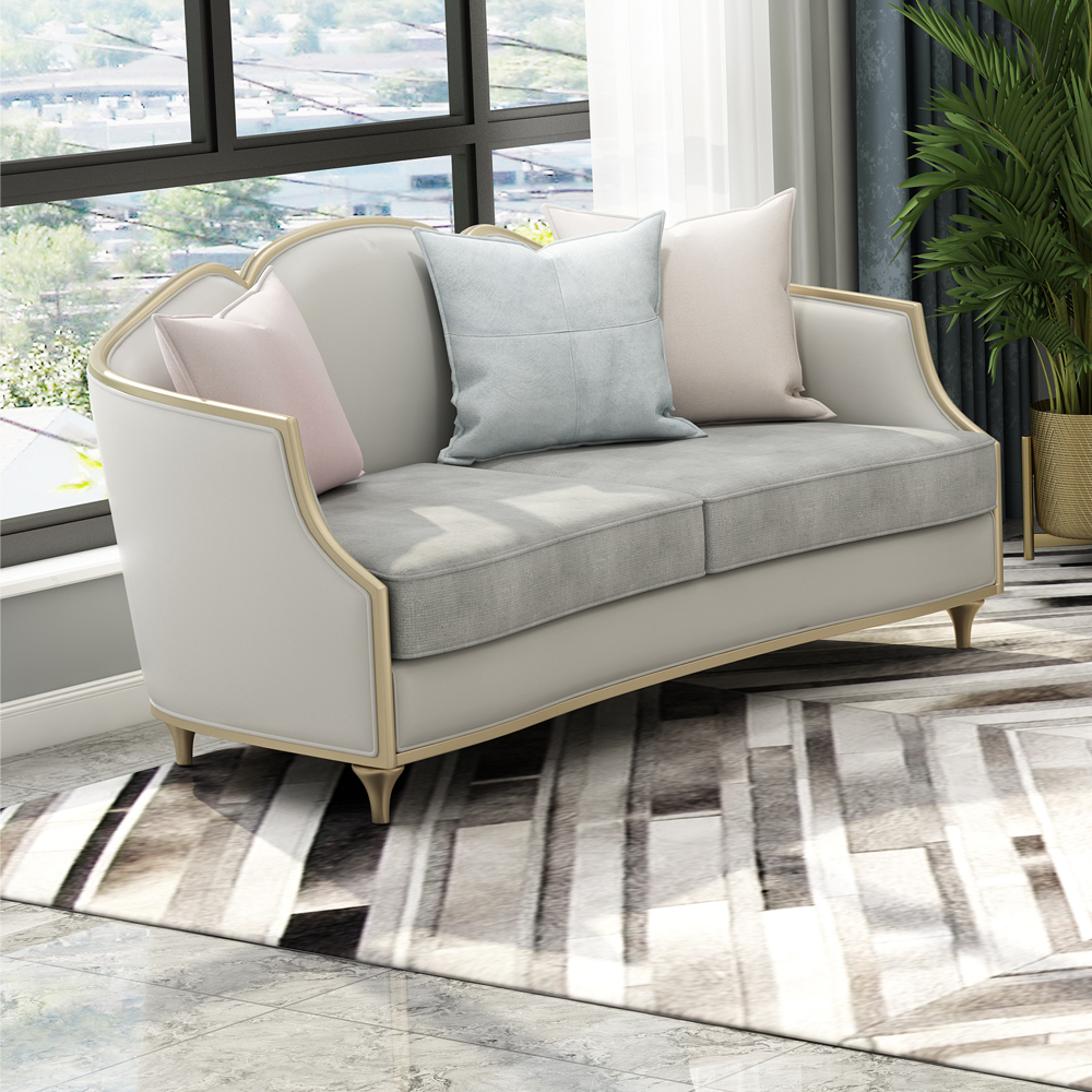 Amerikanisches Luxus-4-Sitzer-Sofa aus Stoff